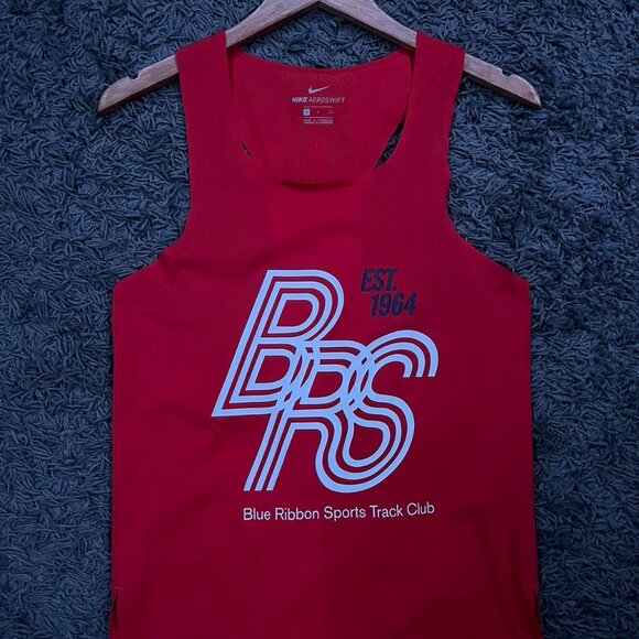 Nike Other - Mens Nike Aeroswift Blue Ribbon Track Club Singlet (Size S)